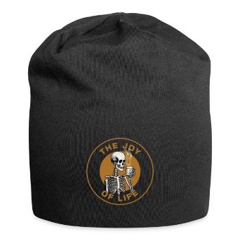 Coffee The Joy Of Life Funny Coffee Lover - Jersey Beanie - black - Front