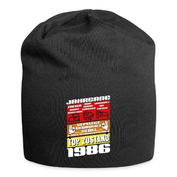 39 years old vintage 1986 birthday - Jersey Beanie - black - Front