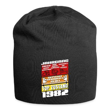 43 Year Old Vintage 1982 Birthday - Jersey Beanie - black - Front