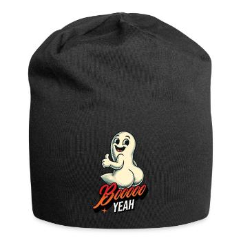 Boo Yeah Fantôme Drôle Dire Design - Bonnet en jersey - noir - Devant