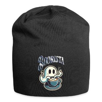 Boorista Café Drôle Disant Halloween - Bonnet en jersey - noir - Devant