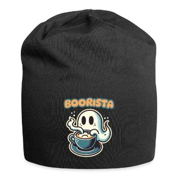 Boorista Café Drôle Disant Halloween - Bonnet en jersey - noir - Devant