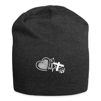Lineman Lineman Heartbeat - Jersey Beanie - charcoal grey - Front