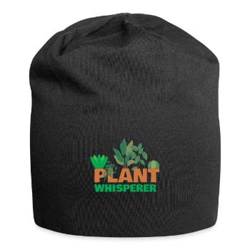 Plant Whisperer Plants Potted Plant - Jersey Beanie - black - Front
