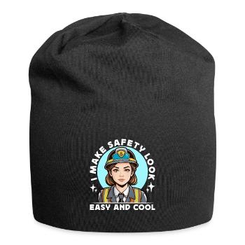 Safety Officer I Make Safety Look Easy Enforcement - Jersey-Beanie - Schwarz - Vorne