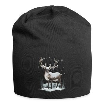 Renne Cerf Noël Renne Noël - Bonnet en jersey - noir - Devant