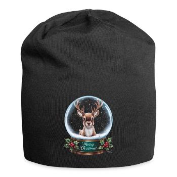 Renne Cerf Noël Renne Noël - Bonnet en jersey - noir - Devant