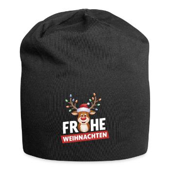 Renne Cerf Noël Renne Noël - Bonnet en jersey - noir - Devant