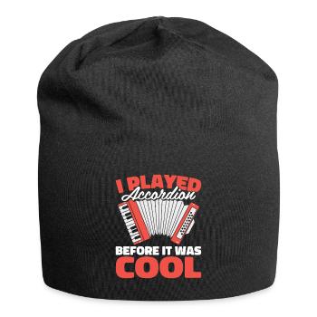 Akkordeon - Jersey-Beanie - Schwarz - Vorne