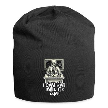 Drôle Enseignant Halloween Sarcasme Dire Design - Bonnet en jersey - noir - Devant