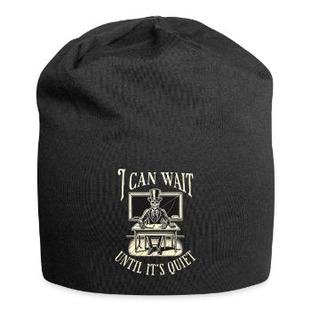 Lustiges Lehrer Design Last Minute Kostüm - Jersey-Beanie - Schwarz - Vorne