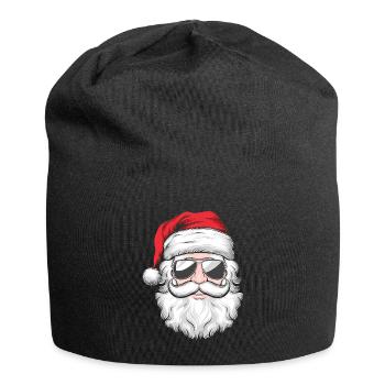 Weihnachtsmann Santa Claus Christmas Weihnachten - Jersey Beanie - black - Front
