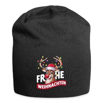 Renne Cerf Noël Renne Noël - Bonnet en jersey - noir - Devant