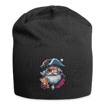 Weihnachtsmann Santa Claus Christmas Weihnachten - Jersey Beanie - black - Front