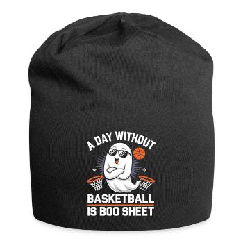 A Day Without Basketball Is Boo Sheet Ghost - Jersey-Beanie - Schwarz - Vorne