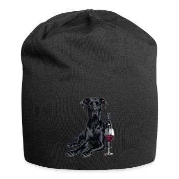 Dogue allemand - Bonnet en jersey - noir - Devant