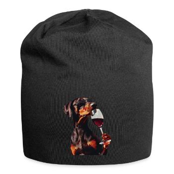 Doberman - Bonnet en jersey - noir - Devant