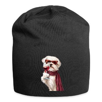 Maltese - Jersey Beanie - black - Front