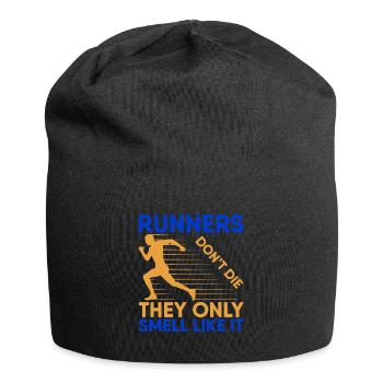 Running Don´t Die They Only Smell Like It Marathon - Jersey-Beanie - Schwarz - Vorne