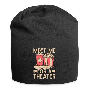 Théâtre musical Retrouvez-moi pour une scénographie théâtrale - Bonnet en jersey - noir - Devant