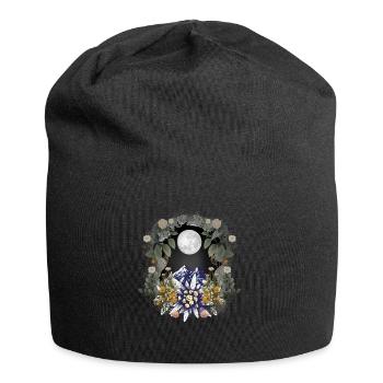 Mountains Mountain Mountains Mountaineering Austria Tyrol - Jersey Beanie - black - Front