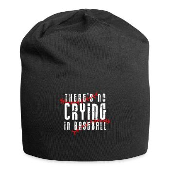 Baseball Sport Baseballspieler Pitcher Catcher USA - Jersey-Beanie - Schwarz - Vorne