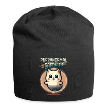 Purranormal Cattivity Spooky Cat Lover - Bonnet en jersey - noir - Devant
