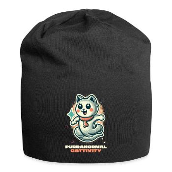 Purranormal Cattivity Spooky Cat Lover - Bonnet en jersey - noir - Devant