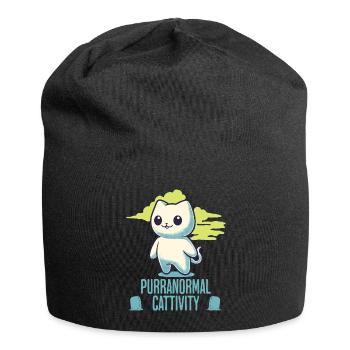 Purranormal Cattivity Spooky Cat Lover - Bonnet en jersey - noir - Devant