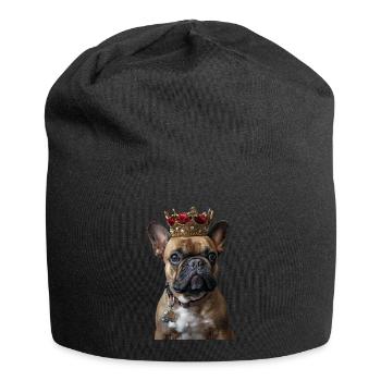 Bouledogue français - Bonnet en jersey - noir - Devant