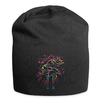Hurdle Run Obstacle Course Kids Hurdle Run - Jersey Beanie - black - Front