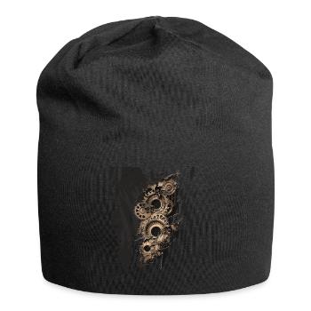 Steam Punk Art Funky Steampunk - Jersey Beanie - black - Front