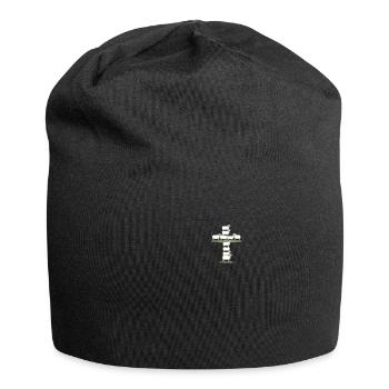 Jesus Christus Christlich Christentum Gott Bibel - Jersey-Beanie - Schwarz - Vorne