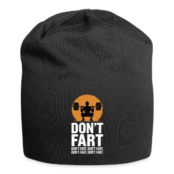 Don't Fart Muscles Workout Fitness - Jersey Beanie - black - Front