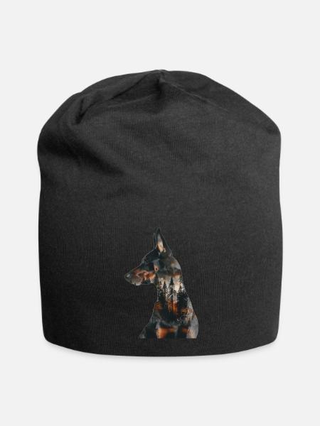 Doberman - Jersey Beanie - black