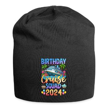 Birthday Cruise Squad 2024 - Jersey-Beanie - Schwarz - Vorne