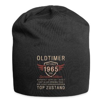 59. Geburtstag Legende Oktober 1965 Jahrgang 65 - Jersey-Beanie - Schwarz - Vorne