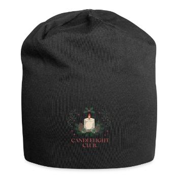 Candlelight Club - Cosy festive atmosphere - Jersey Beanie - black - Front