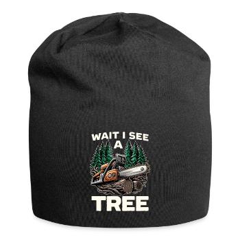 Tree Surgeon Wait I See A Tree Arboriculturist - Jersey-Beanie - Schwarz - Vorne