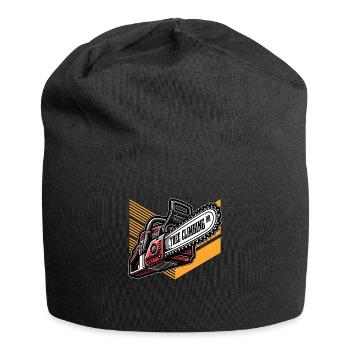 Tree Surgeon Tree Climbing Arborist Woodworker - Jersey-Beanie - Schwarz - Vorne
