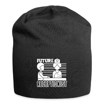 Receptionist Future Receptionist - Jersey Beanie - black - Front