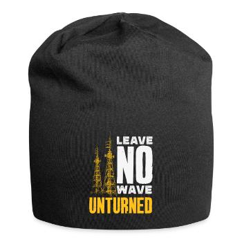 Stolzer Amateurfunk-betreiber - Jersey-Beanie - Schwarz - Vorne