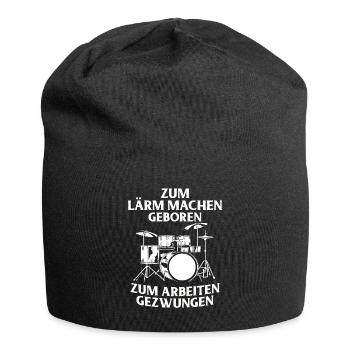Drums Drums Drumstick Drummer Music Band Rock - Jersey Beanie - black - Front