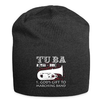 Tuba Definition - Jersey Beanie - charcoal grey - Front