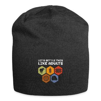 board game - Jersey Beanie - charcoal grey - Front