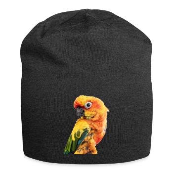 Sittiche - Jersey-Beanie - Anthrazit - Vorne