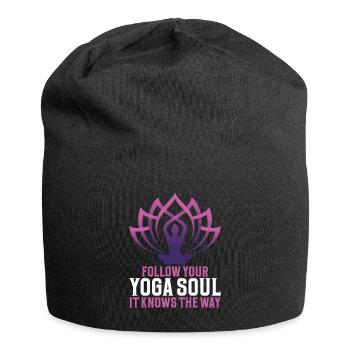 Follow your yoga soul, it knows the way - Jersey Beanie - black - Front