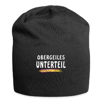 TOP BOTTOM - Jersey Beanie - black - Front