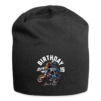 Motocross 15th Birthday - Jersey Beanie - black - Front