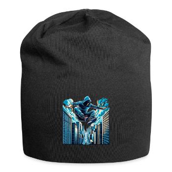 Parkour - Jersey-Beanie - Schwarz - Vorne
